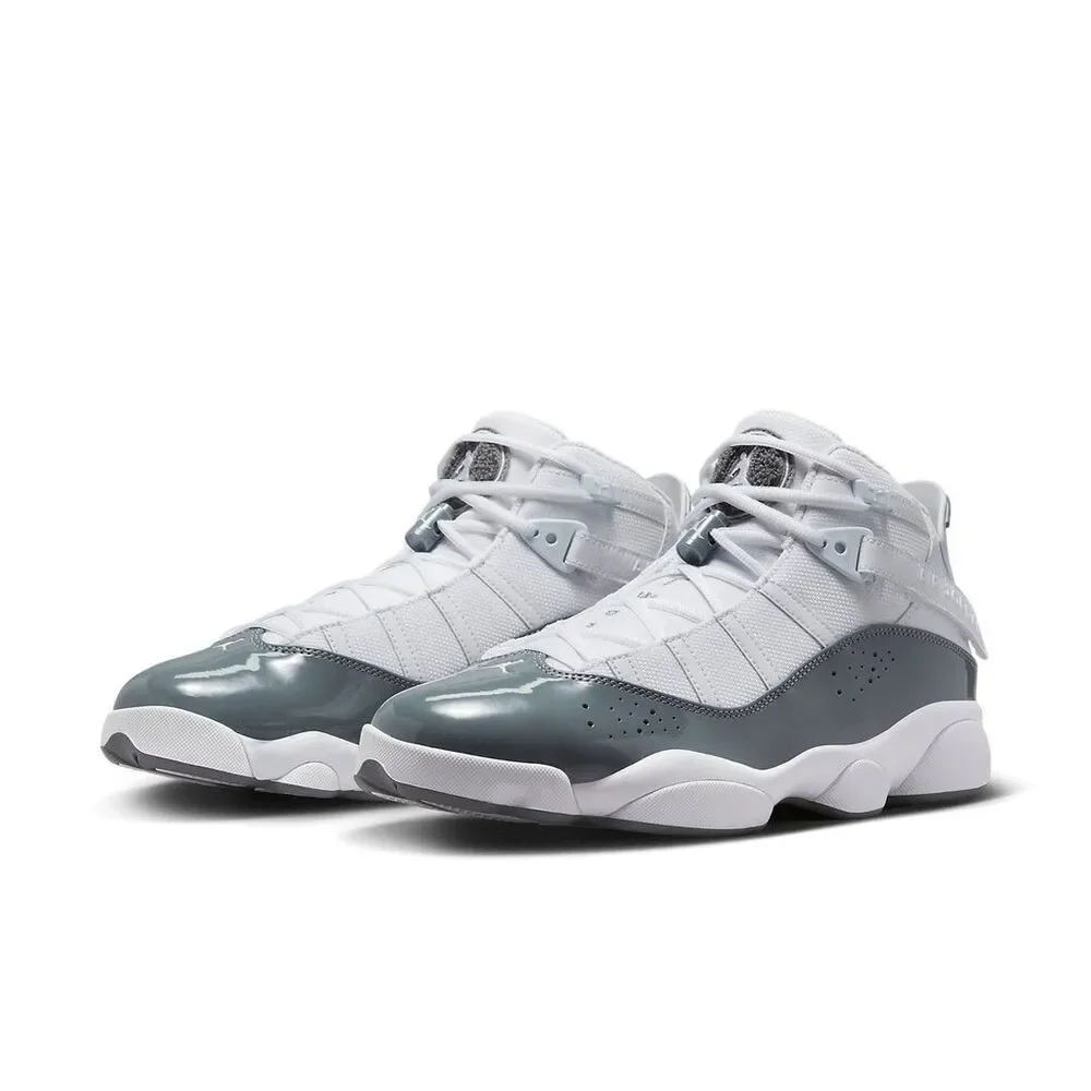 Jordan 6 Rings White Cool Grey Shoes Men's 322992-121 Size 9